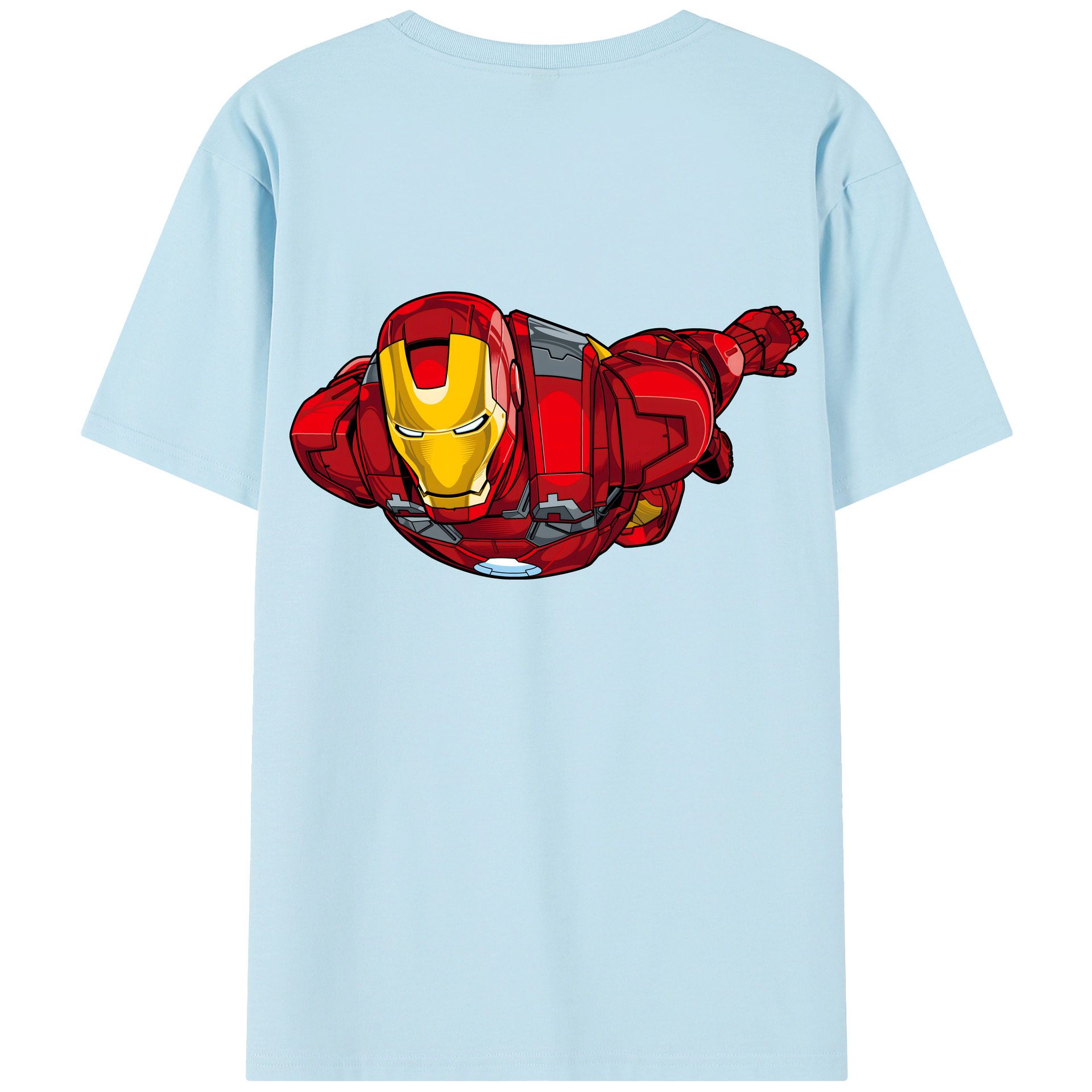 （画像用） アベンジャーズ The Avengers 綿100％半袖Tシャツ（背面プリント）